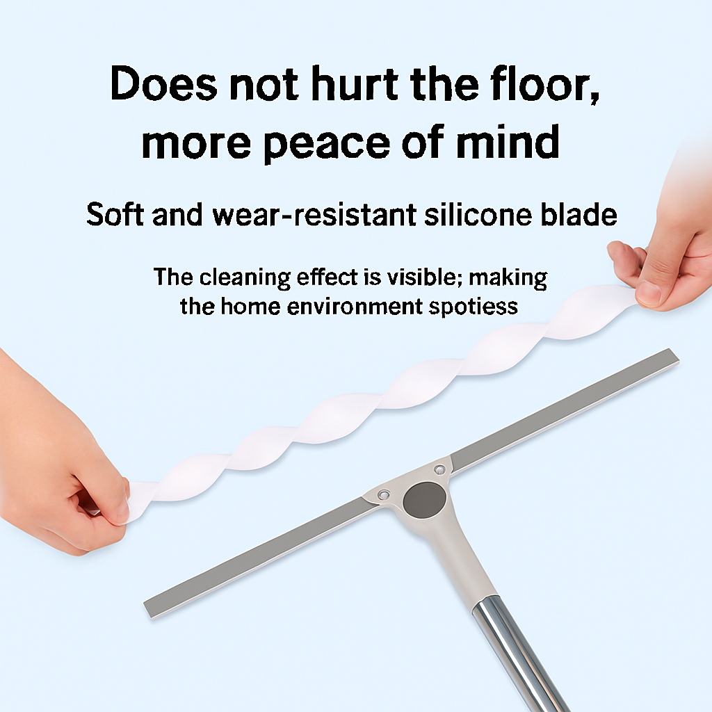🧼 CleanFlex – Multipurpose Wiper | Smart Silicone Blade | 180° Swivel Head | Built for Every Surface