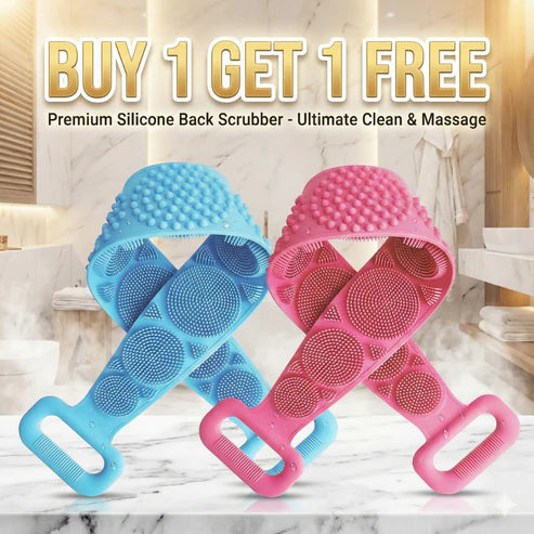Silicone Bath Scrubber (Pack of 2)
