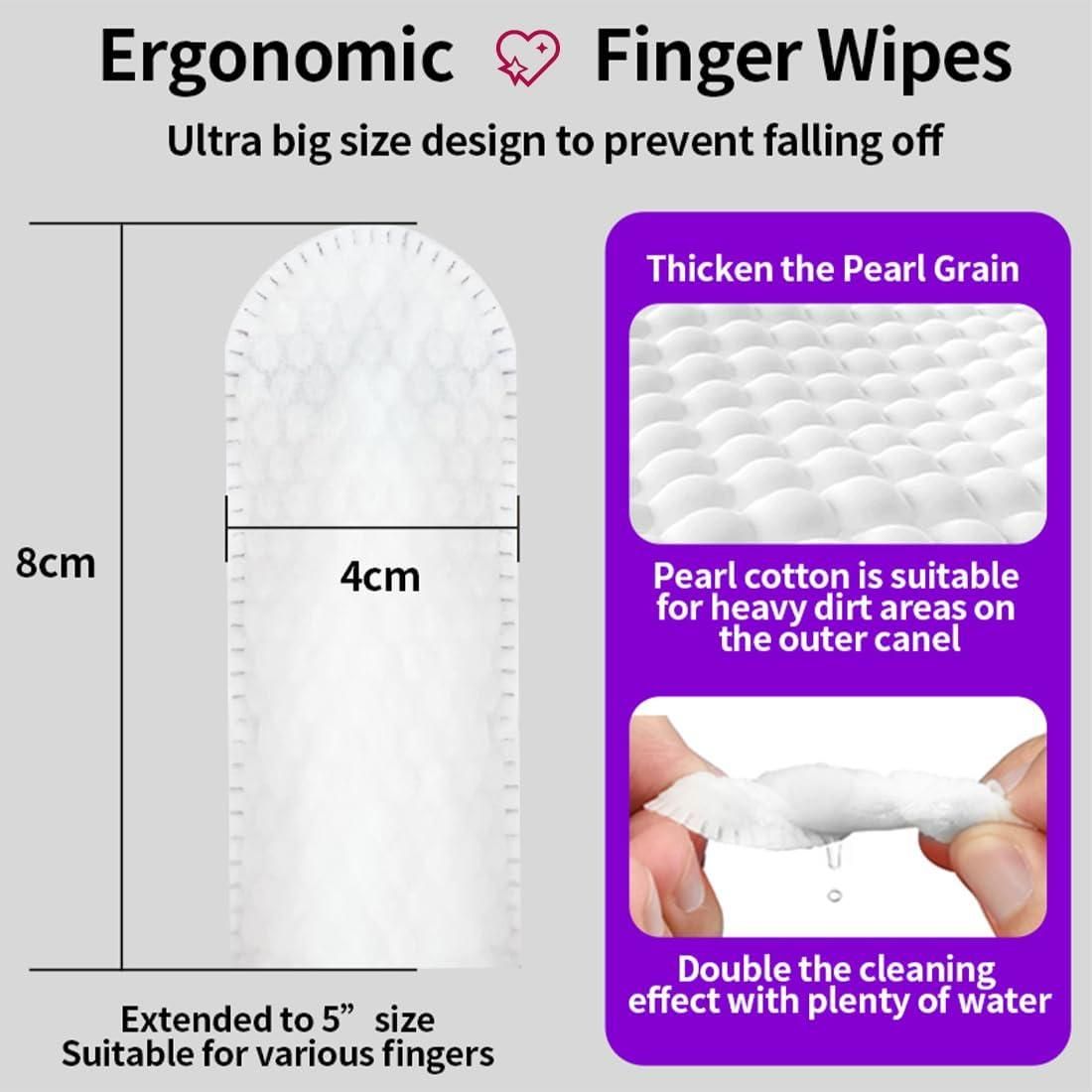 OralEase Disposable Finger Wipes for Cats & Dogs