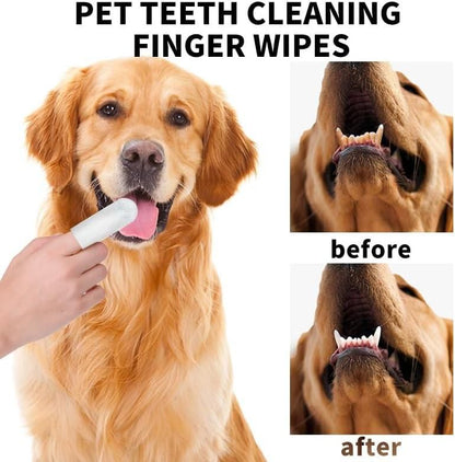 OralEase Disposable Finger Wipes for Cats & Dogs