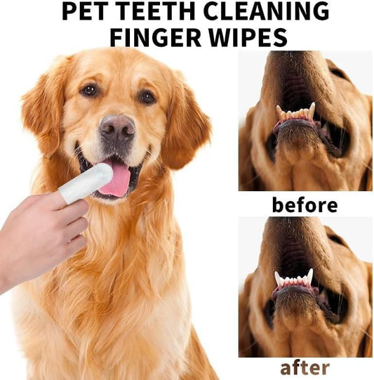 OralEase Disposable Finger Wipes for Cats & Dogs