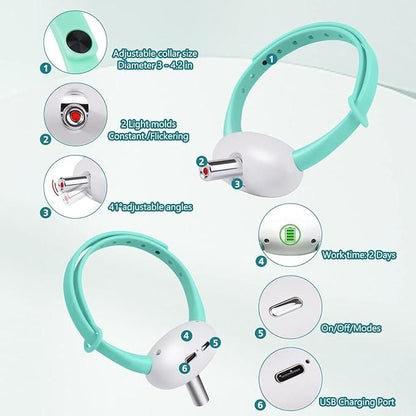 Pet Laser Collar Toy - Hands‑Free Playtime