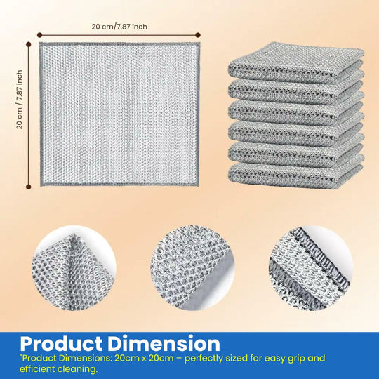 ScrubMaster™ Wire Cleaning Rag