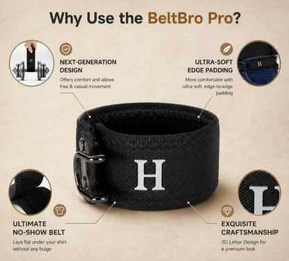 EasyFit™ Buckle‑Free Belt