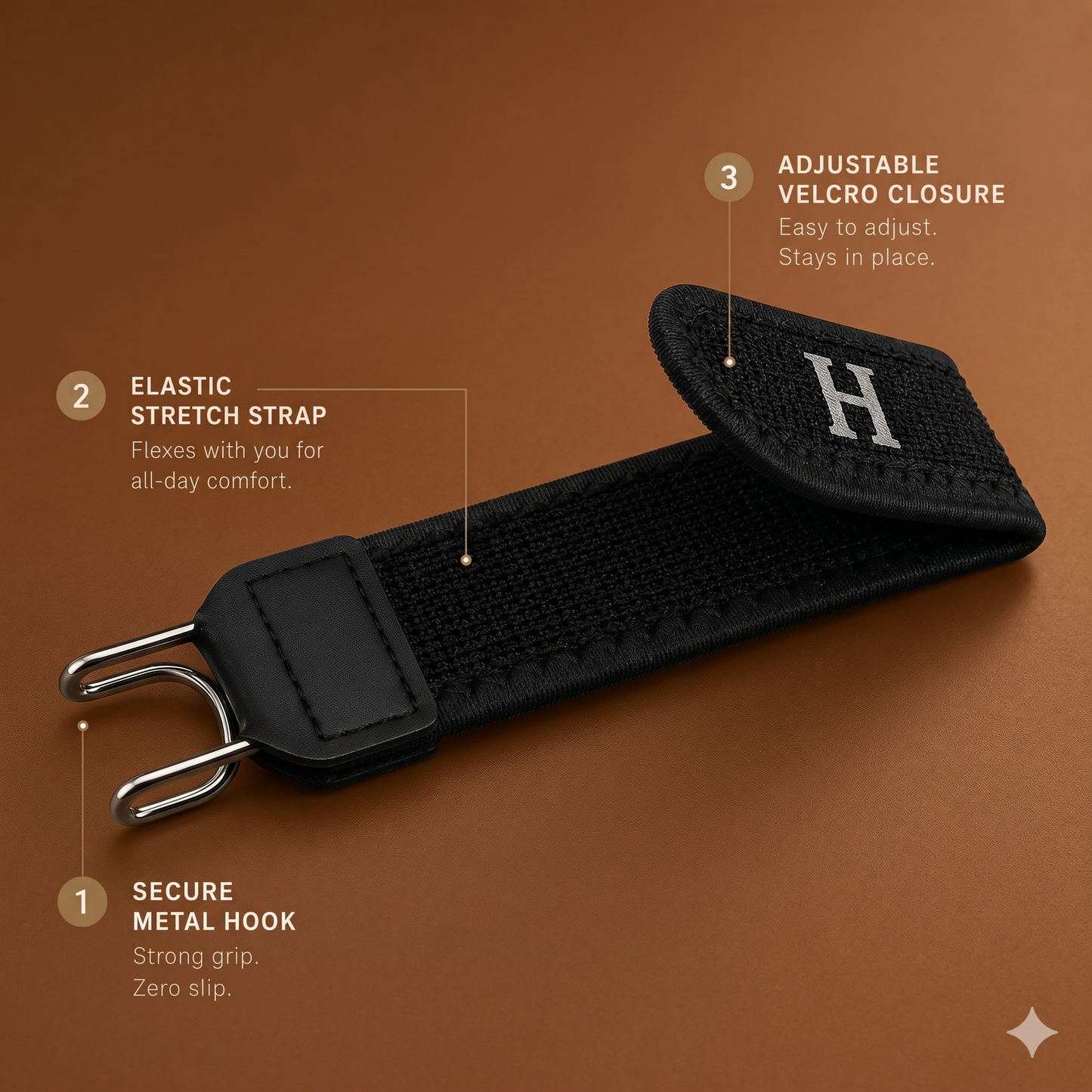 EasyFit™ Buckle‑Free Belt