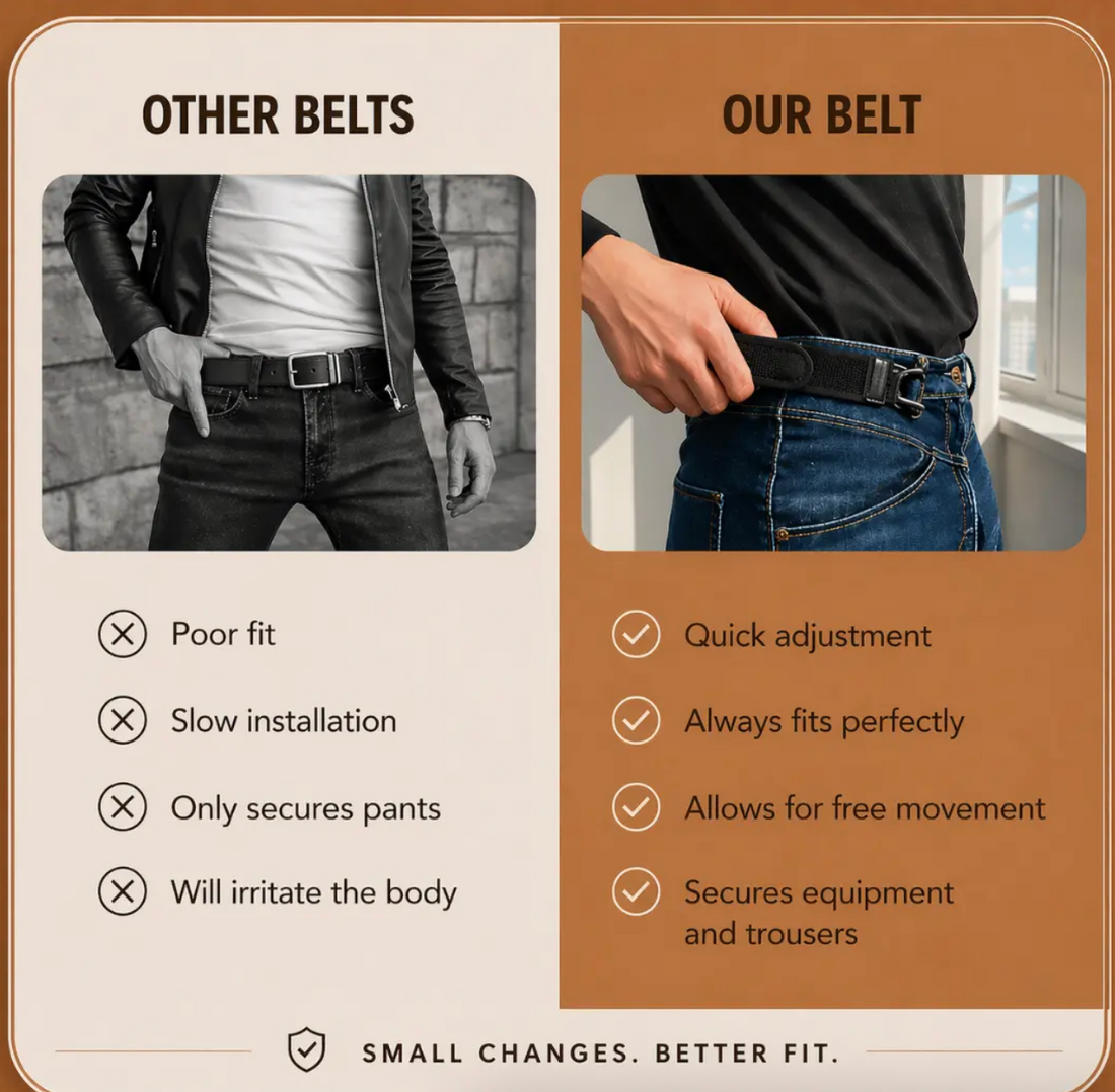 EasyFit™ Buckle‑Free Belt
