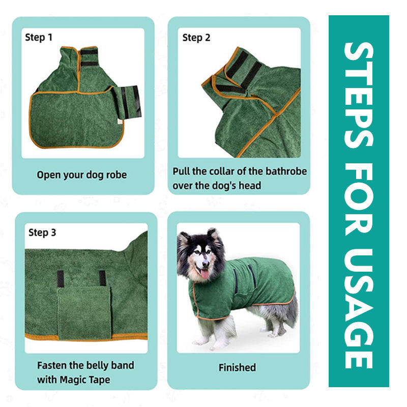 PetCare Quick Absorb - Fast Dry Comfort Bathrobe