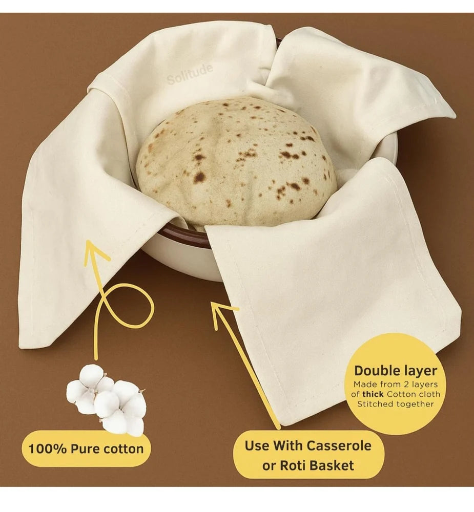 Double Layer Cotton Roti Cloth Wrap